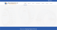 Desktop Screenshot of bearingtradersindia.com